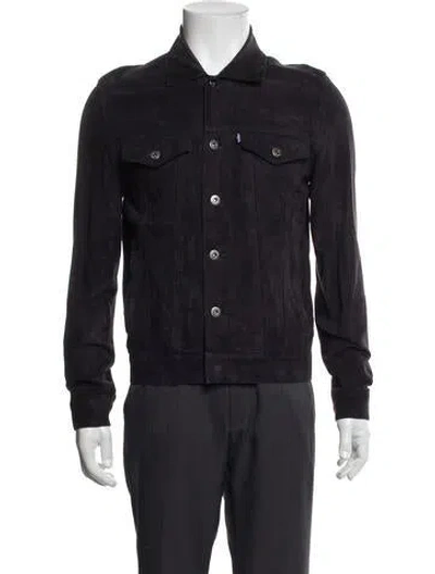 Pre-owned Levi's Trucker Jacket In Gray