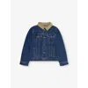 Levi's Blue Trucker Padded Denim Jacket 4-8 In Blue