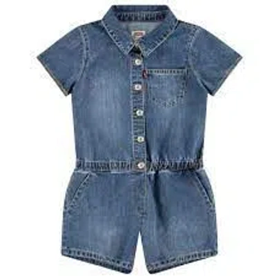 Levi's Kids' Tuta Girl Levis 4eh044 Dnm Break M8q Keep The Change In Blue