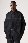 Levi's Twist Shacket In Blue