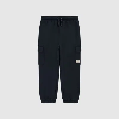 Levi's Two Horse Baggy Cargo Joggers Little Boys 4-7 Pants 4 In Jet Black