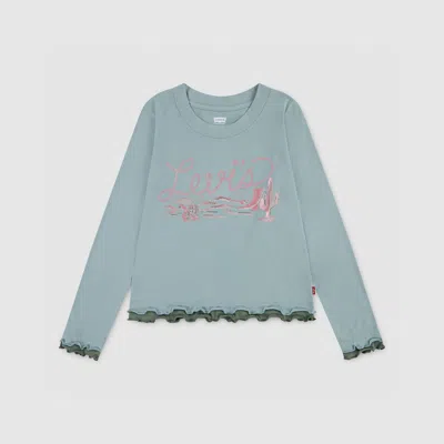 Levi's Twofer Tee Big Girls S-xl T-shirt M In Blue
