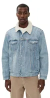 Levi's Type 3 Sherpa Trucker Jacket Kentucky Blue Sherpa In Blue