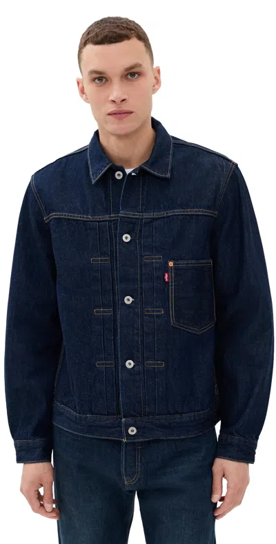 Levi's Type I Trucker Jacket New Selvedge Rinse In Blue