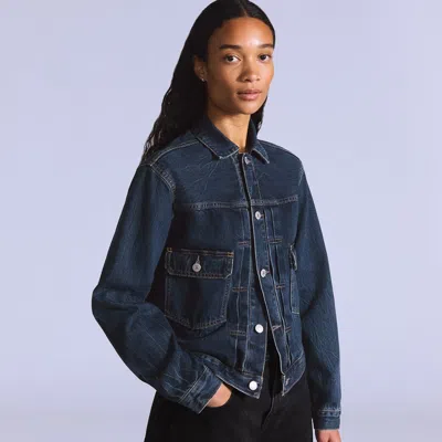 Levi's Type Ii Trucker Jacket In Blue
