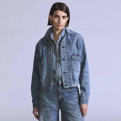 Levi's Type Ii Women's Trucker Jacket S In Blue