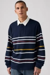 Levi's Striped Long-sleeve Sweatshirt In Blue