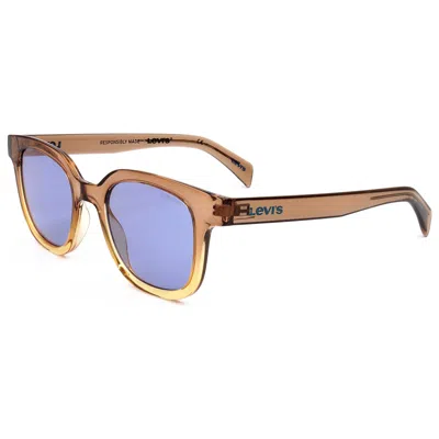 Levi's Unisex 48 Mm Blue Sunglasses