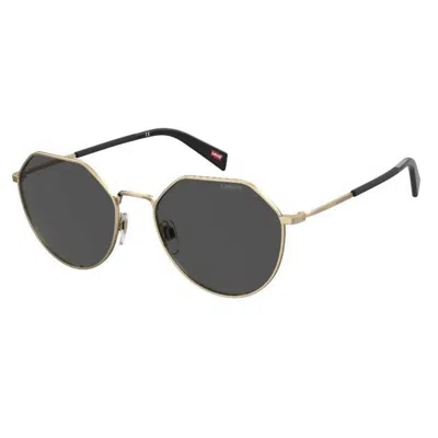 Levi's Unisex Geometric Sunglasses In Grey In Black