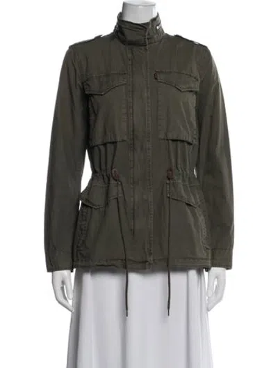 Pre-owned Levi's Utility Jacket In Green