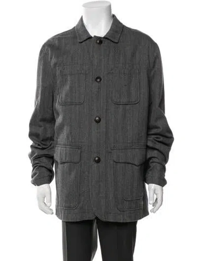 Pre-owned Levi's Utility Jacket W/ Tags In Grey