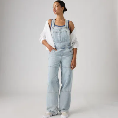 Levi's Utility Overalls In Abraided Art Stone