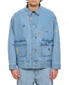 Levi's Light Blue Utility Trucker Jacket In Blue