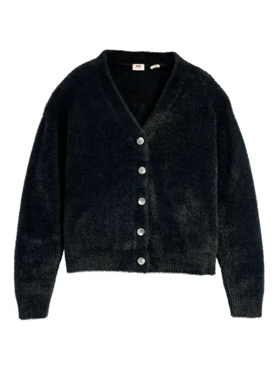 Levi's V-neck Cardigan In Black