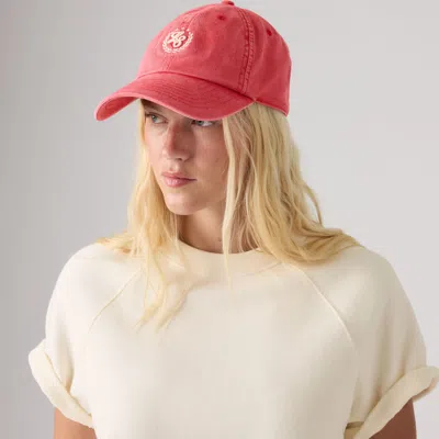 Levi's Varsity Baseball Cap In Red