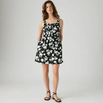 Levi's Vera Waisted Mini Dress In Multi