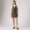 Levi's Vianna Vest Dress In Green