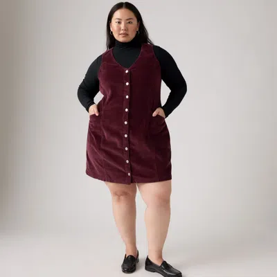 Levi's Vianna Vest Dress (plus Size) In Brown