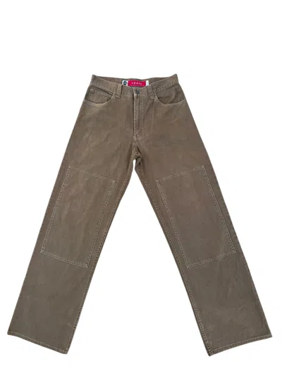 Pre-owned Levi's Vintage 1998  Silvertab Double Knee Work Jeans In Brown