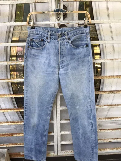 Pre-owned Levi's Vintage 80's Levis 501 Button 6 Selvedge Usa Denim In Multi