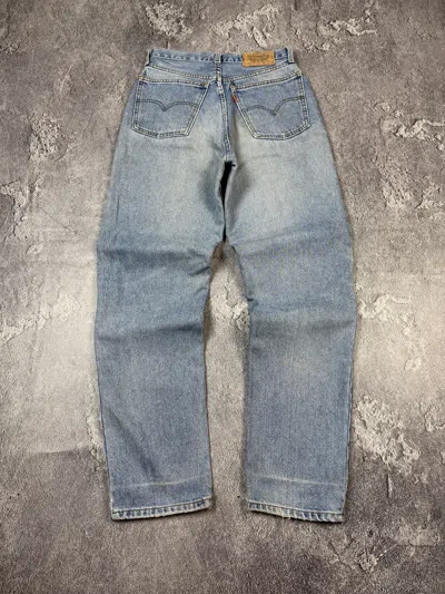 Pre-owned Levi's Vintage 90's  861 Stone Washed Orange Tab Jeans Y2k In Blue