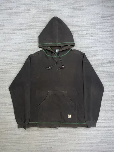 Pre-owned Levi's Vintage 90's  Loose Style Hoodie Jacket In Brown