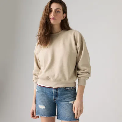 Levi's Vintage Boxy Sweatshirt In Neutral
