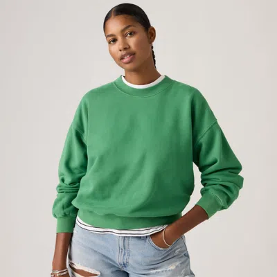 Levi's Vintage Boxy Sweatshirt In Green