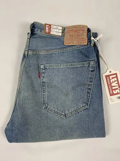 Pre-owned Levi's Levis Vintage Clothing Lvc 1955 501 Selvedge Jeans Do One 34x32 In Blue