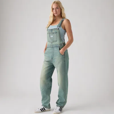 Levi's Vintage Denim Overalls In Multi