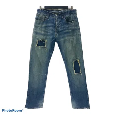 Pre-owned Levi's Vintage  501 Denim Jeans Kurt Cobain In Blue