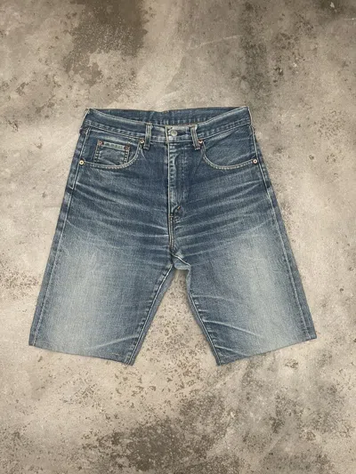 Pre-owned Levi's Vintage Levis Big E 502xx Denim Jorts In Blue