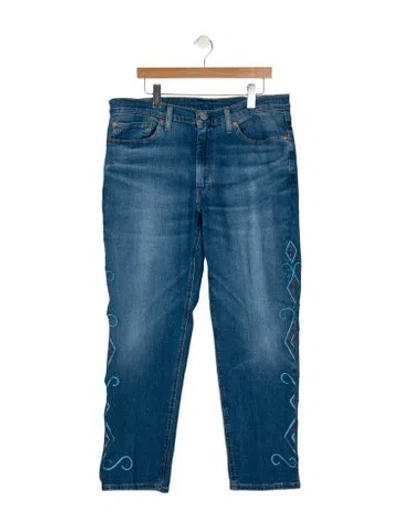 Pre-owned Levi's Vintage Straight-leg Jeans In Blue