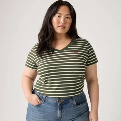 LEVI'S V NECK TEE (PLUS SIZE)
