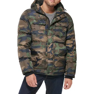 Levi's® Water Resistant Quilted Jacket In Camouflage