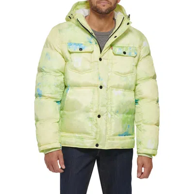Levi's® Water Resistant Quilted Jacket In Dandelion/laguna