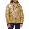 Levi's® Water Resistant Quilted Jacket In Gold Bandana Print