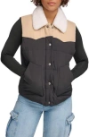 Levi's® Water Resistant Western Puffer Vest In Black