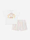 LEVI'S WEAR BABY GIRLS SHELL T-SHIRT AND SHORTS SET