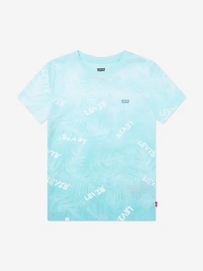 Levi's Wear Kids' Boys Barely There Palm T-shirt In Blue
