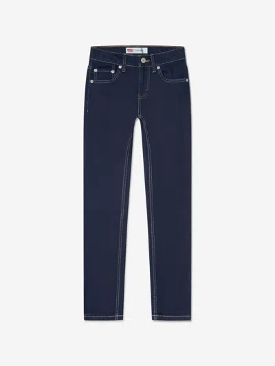 Levi's Wear Kids' Boys Cotton Denim Skinny Fit 510 Jeans 16 Yrs Blue