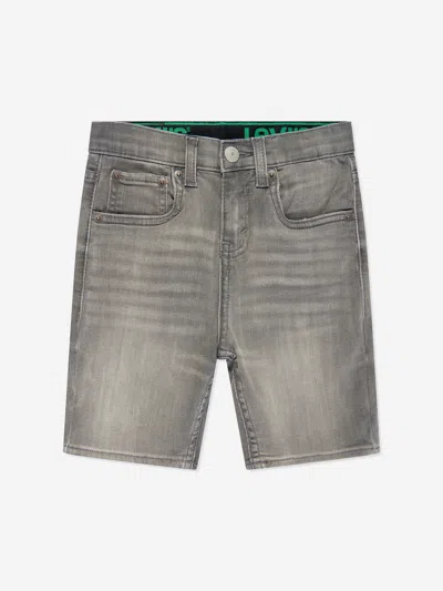 Levi's Wear Kids' Boys Slim Fit Eco Shorts In Grey