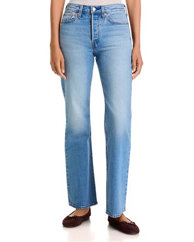 Levi's Wedgie Bootcut High Rise Jeans In Probably Here In Blue