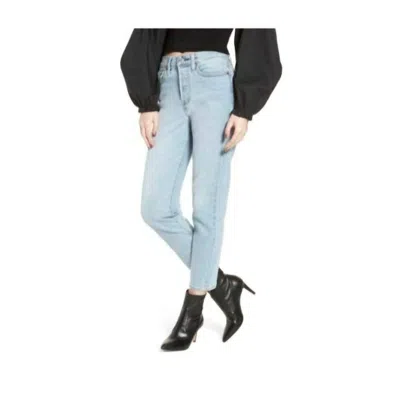 Levi's Wedgie High Rise Crop Jeans In Blue