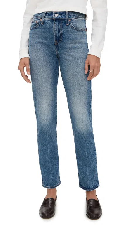 Levi's Wedgie Slim Jeans City Slim In Blue
