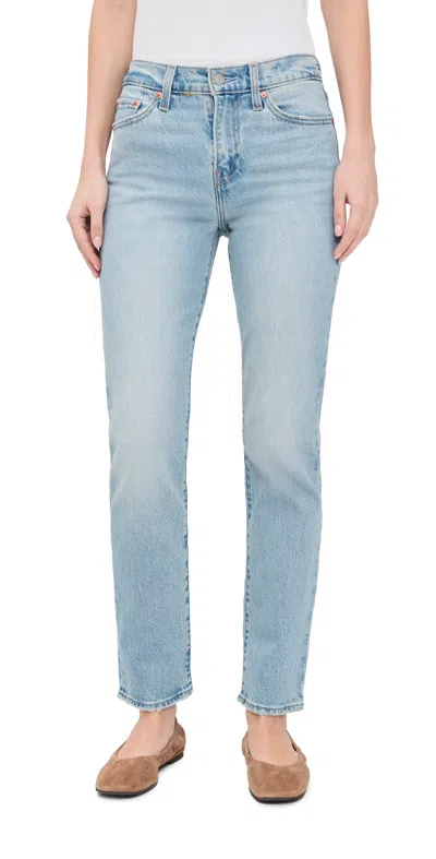 Levi's Wedgie Slim Jeans First In Line In Blue
