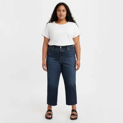 Levi's Wedgie Straight Fit Women's Jeans (plus Size) 24 In Blue