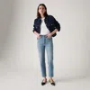 Levi's Wedgie Straight Women's Jeans 31x28 In Blue