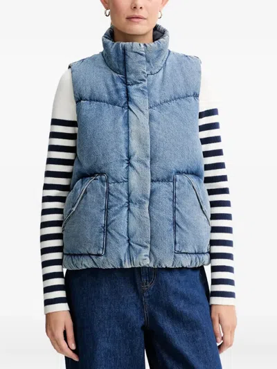 LEVI'S WESTERN BUBBLE PADDED POCKET GILET