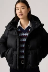 Levi's Western Bubble Shortie Jacket In Black